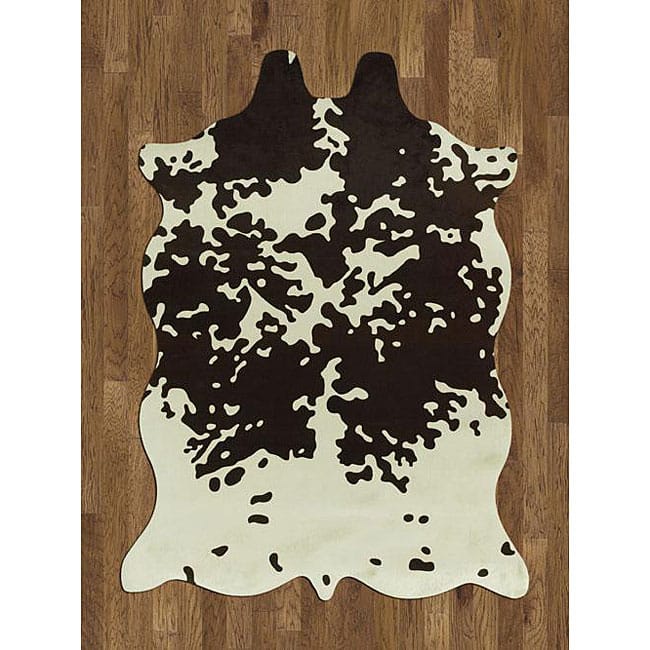 Cowhide Design Rug - 5' x 7'