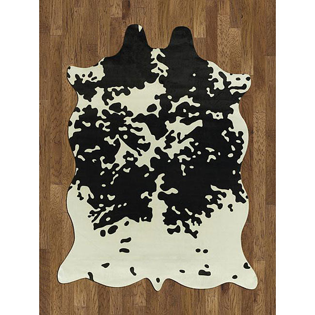 Cow Hide Polyproplene Rug (5 X 7)