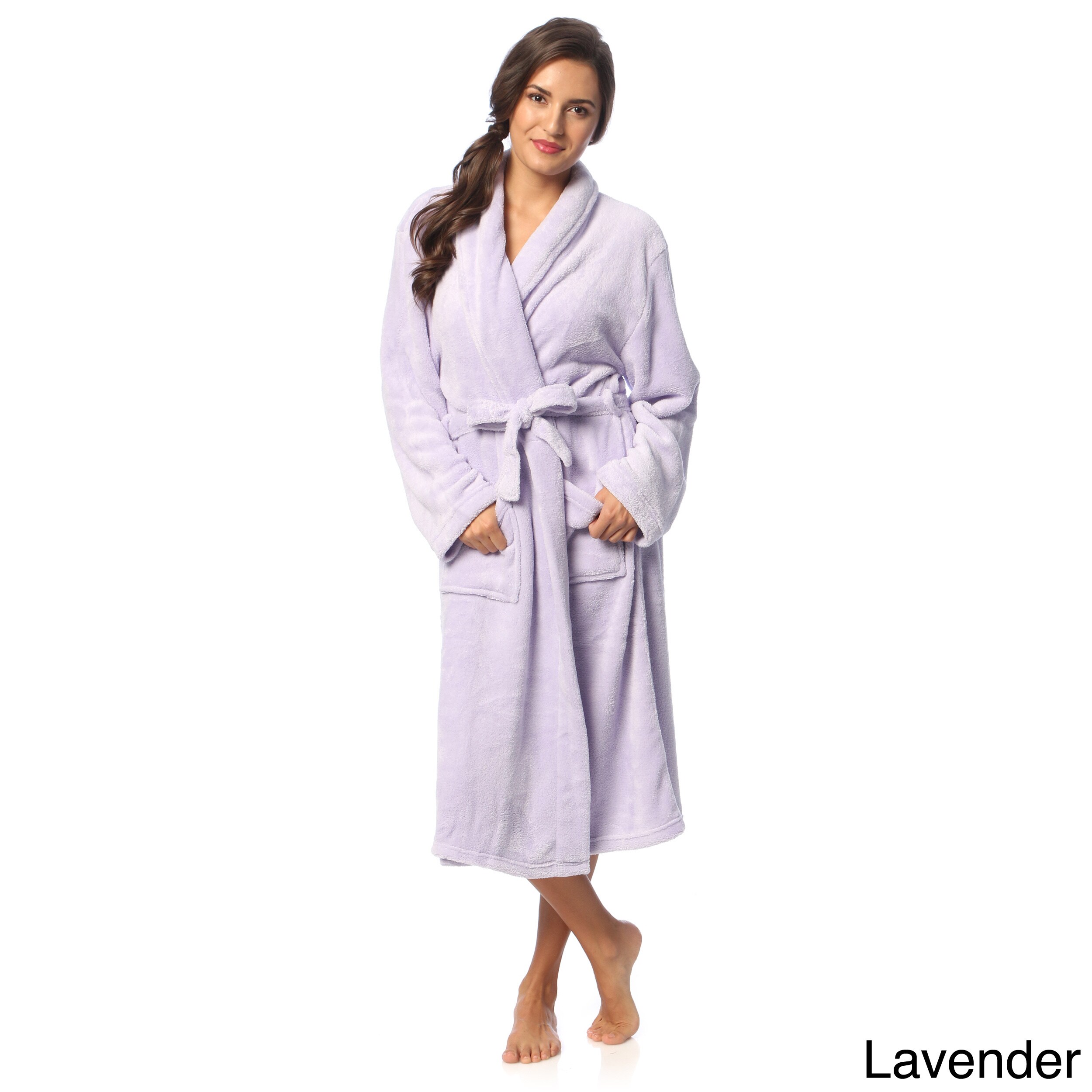 Touch of Class Microplush Bath Robe - Overstock Shopping - Big ...