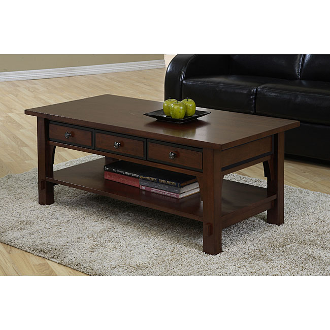 Talisman 3drawer Coffee Table  Free Shipping Today  Overstock.com 