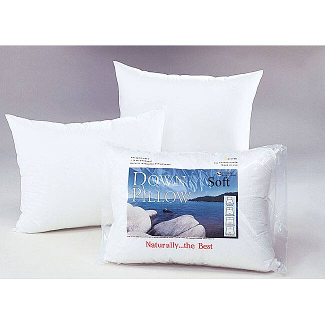 White Down Soft Support Pillow