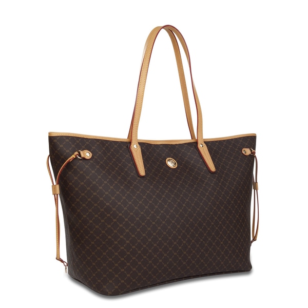 Rioni Signature Large Luxury Tote - 12019963 - Overstock.com Shopping ...