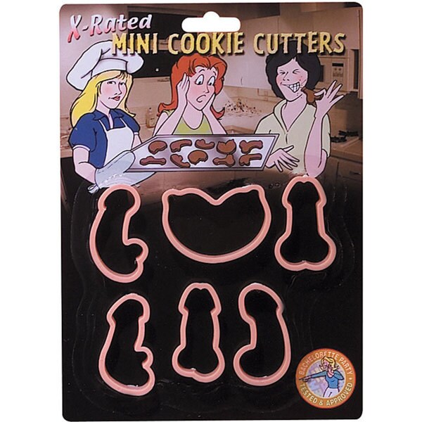 Pipedream Xrated Mini Cookie Cutters (Set of 6) Free Shipping On