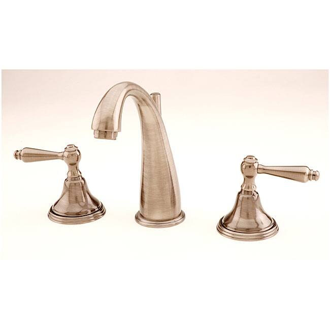 Giagni Widespread Lever Handle Satin Nickel Lavatory Faucet