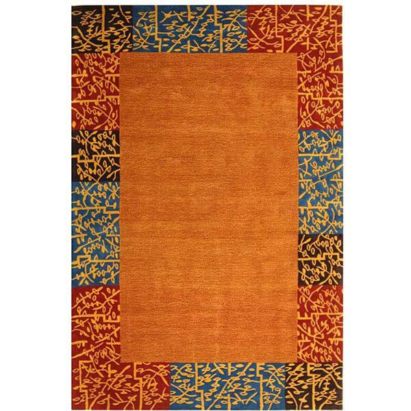 SAFAVIEH Handmade Rodeo Drive Silviea Mid-Century Modern Abstract Wool Rug
