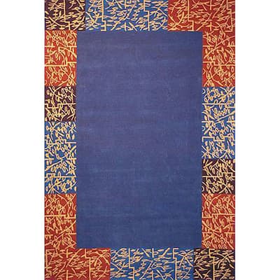 SAFAVIEH Handmade Rodeo Drive Hristina Mid-Century Modern Abstract Wool Rug