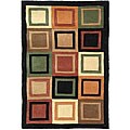 Safavieh Handmade Rodeo Drive Modern Multi/ Black Wool Rug - 8' X 11'