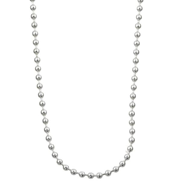 Sterling Essentials Silver 1.5 mm Bead Chain (16-30 Inch) - Free ...