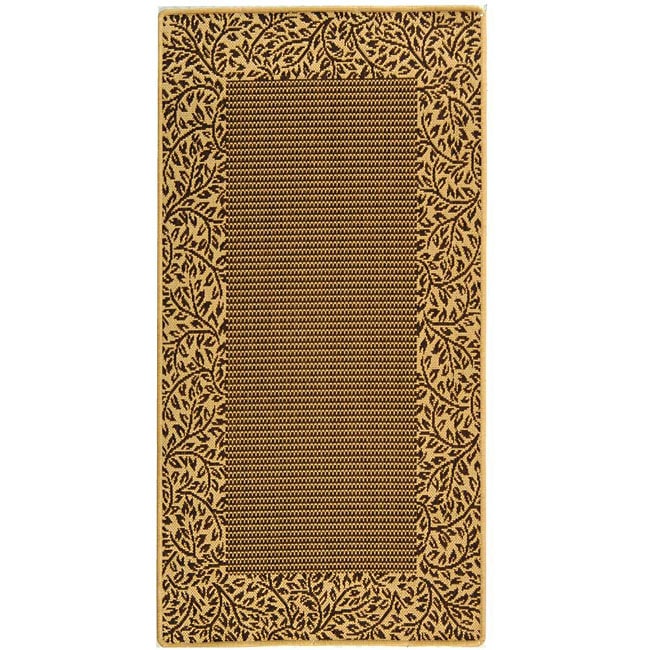 Indoor/ Outdoor Brown/ Natural Rug (4 X 57)