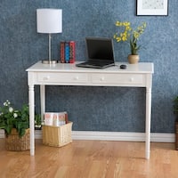 desk writing drawer table desks crisp computer drawers office storage overstock wide deep upton highland room furniture bj floating inches