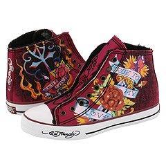 Ed Hardy Highrise Sherpa Womens Fuchsia Shoes  