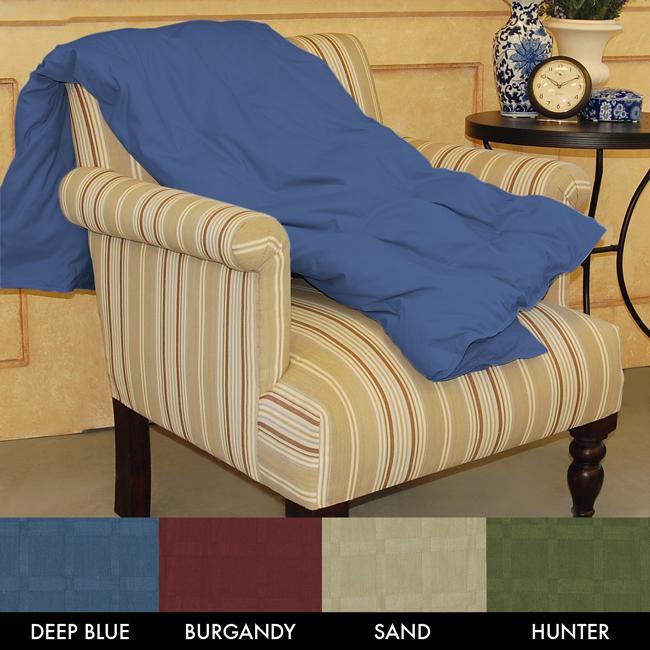 Luxury Oversize Dobby Design Down Throw