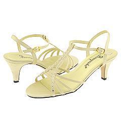 Bouquets Maria Gold Satin Bouquets Sandals