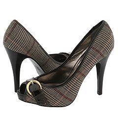 Steve Madden Lezlie Black Multi Pumps/Heels  