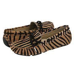 Steve Madden Deerr Black/Tan Zebra Flats