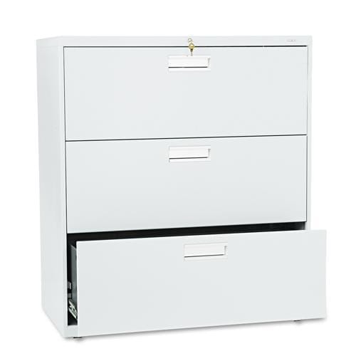 HON 600 Series 36 inch Wide 3 drawer Lateral File Cabinet   