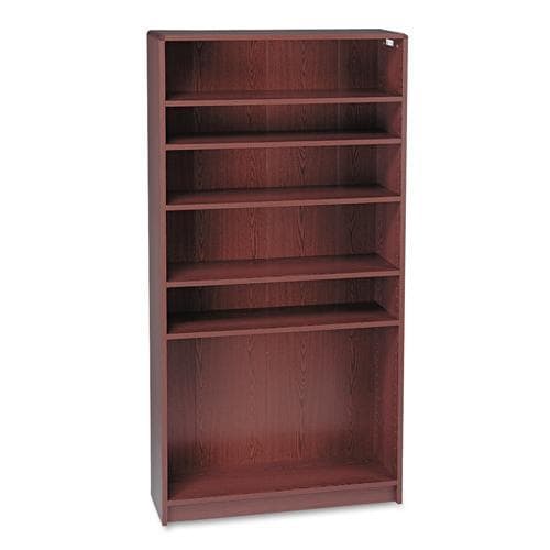 HON 1890 Series 72 inch Laminate Bookcase   Mahogany