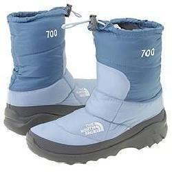 The North Face Womens Nuptse Bootie II Jewel Blue/Plume Blue Boots 