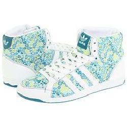 adidas Originals adi Hoop Mid W White/White/Teal Athletic   