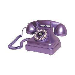 Shop Crosley Cr62 Pr Purple Corded Kettle Classic Desk Phone