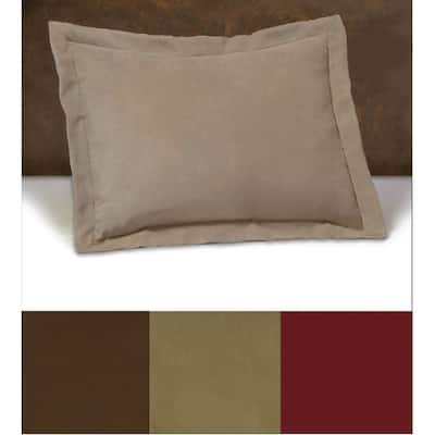 Tailored Microsuede Shams (Set of 2)