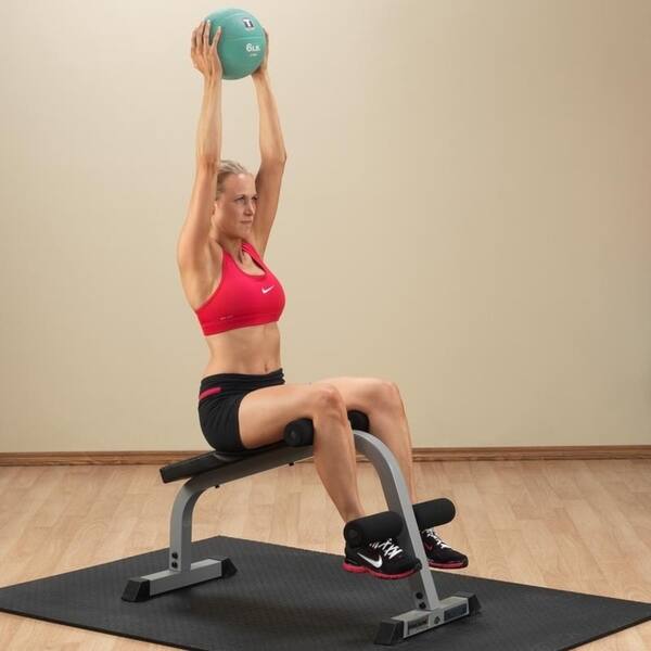 Shop Powerline Pab139x Ab Crunch Bench Free Shipping Today