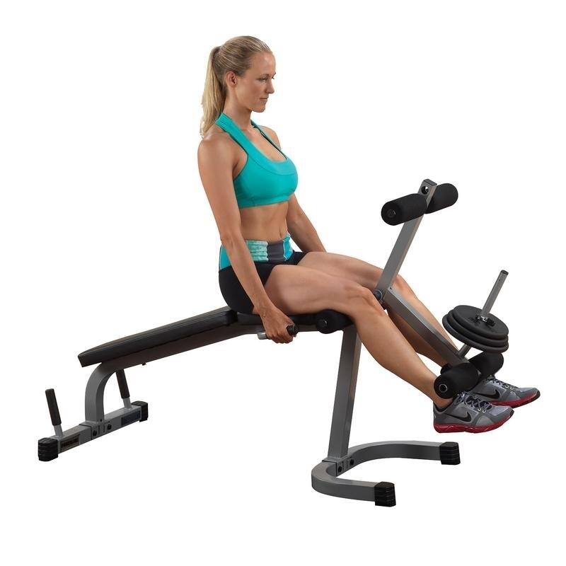 Powerline PLCE165X Leg Extension and Curl Machine - Black