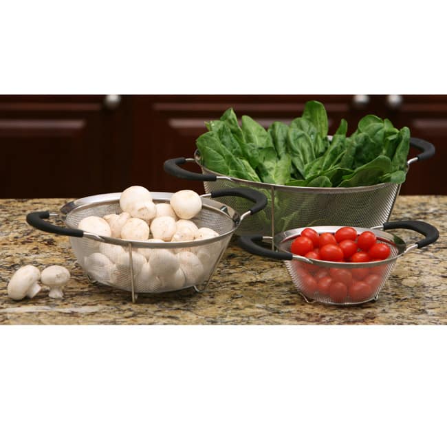 Stainless Mesh Colander Set