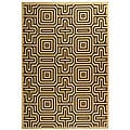 Safavieh Matrix Natural/ Brown Indoor/ Outdoor Rug (5'3 x 7'7) - 5'3 x 7'7