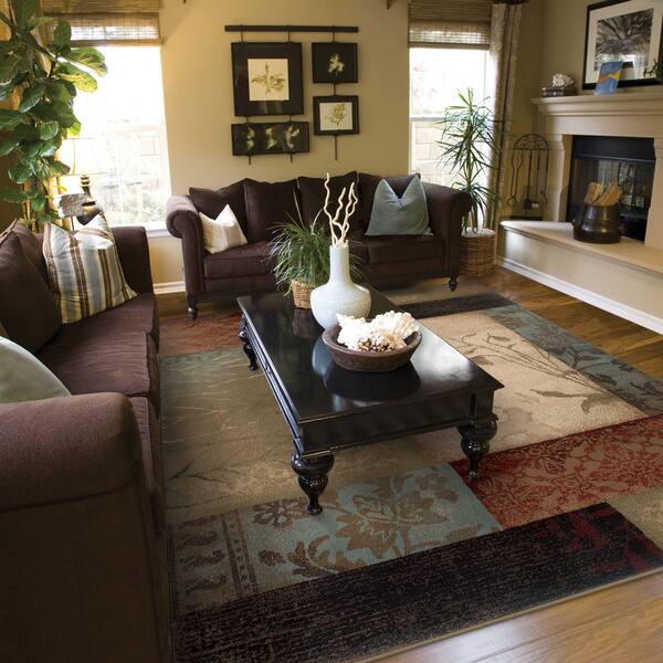 Shop Copper Grove Mahoney Multicolor Block Rug 10 X 13 Overstock 20735753