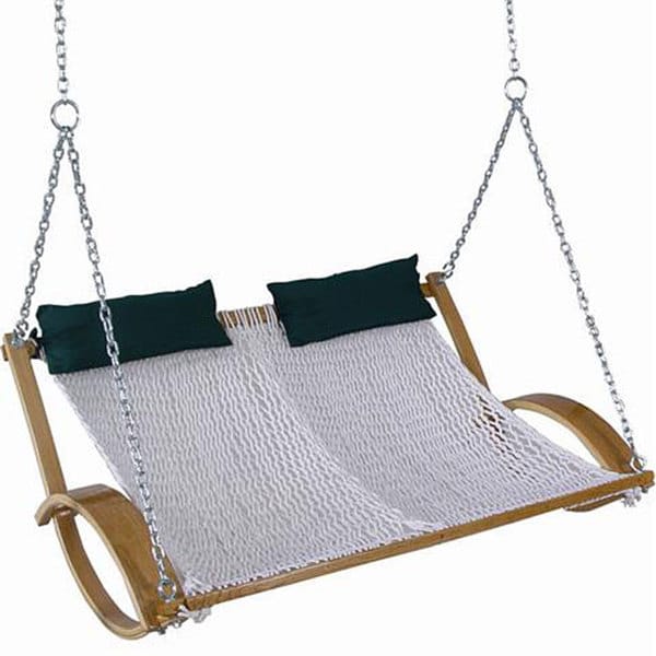 Shop Original Double Polyester Rope Swing White On Sale