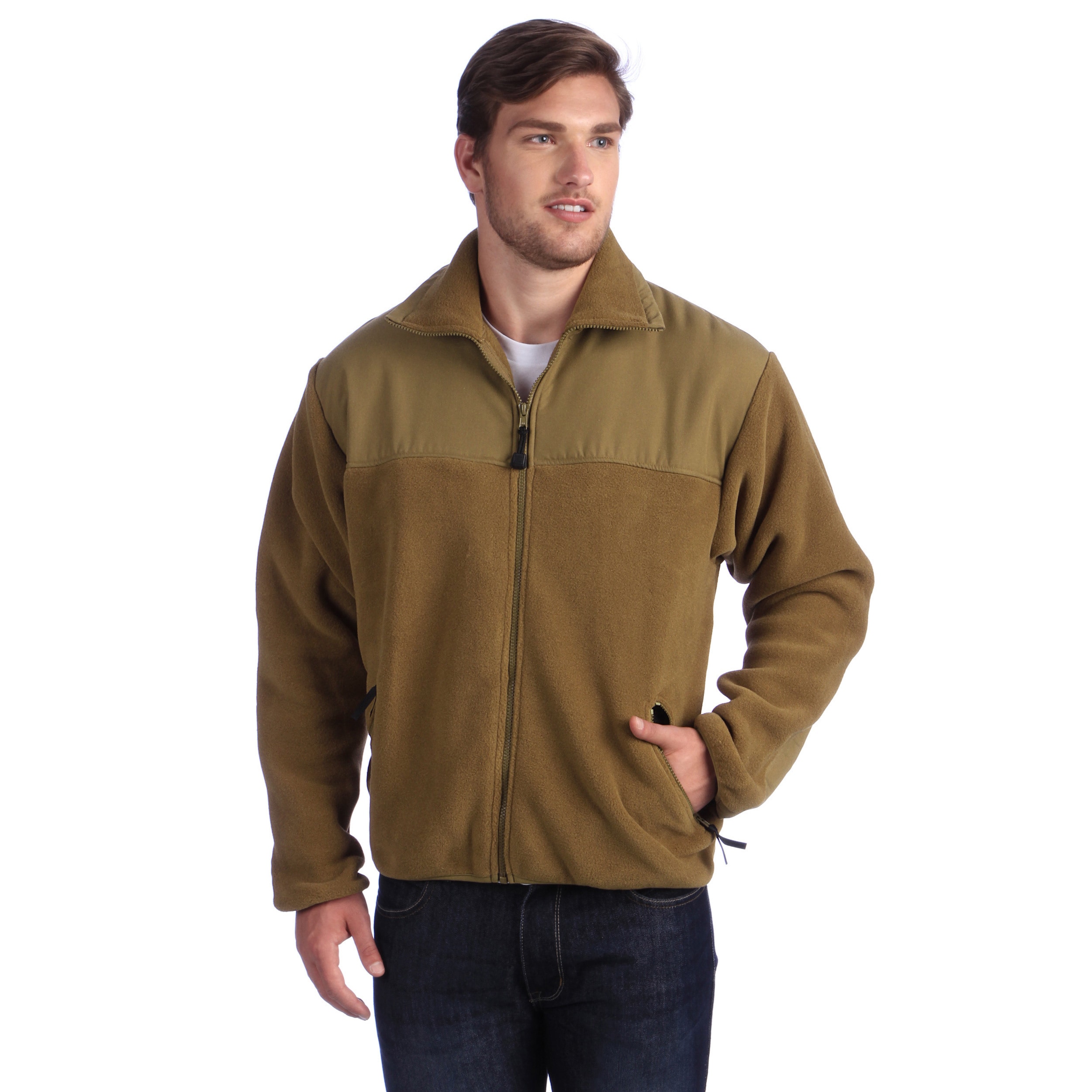 Mens Fleece Military Liner Jacket