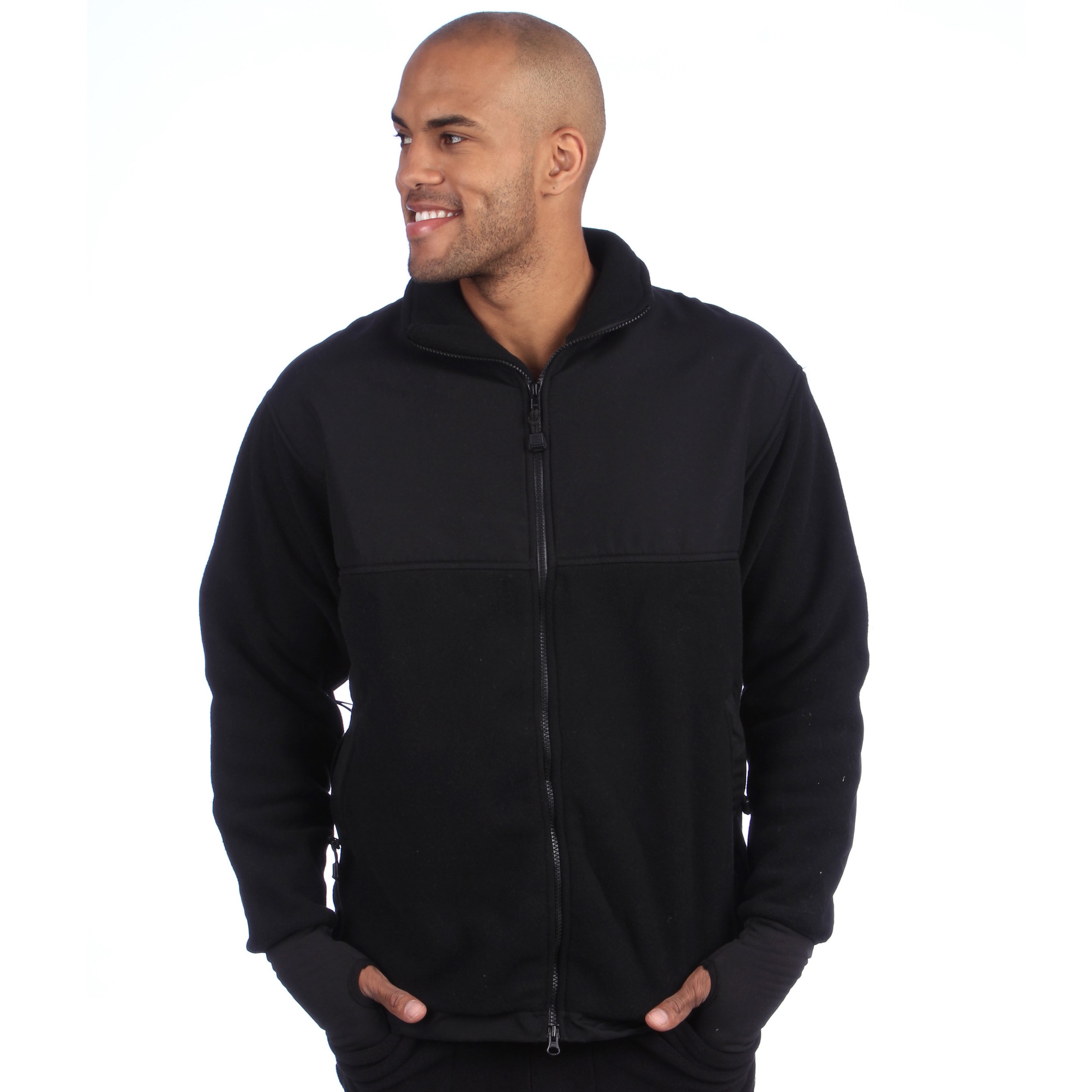 Men's Full-zip Fleece Jacket - Overstock Shopping - Big Discounts on ...