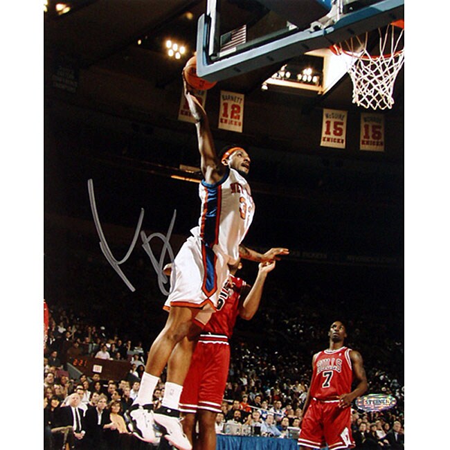 New York Knicks Renaldo Balkman Vertical 8x10 Autographed Photo