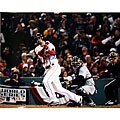 Boston Red Sox Mike Lowell '07 World Series Swing 16x20 Autographed Photo
