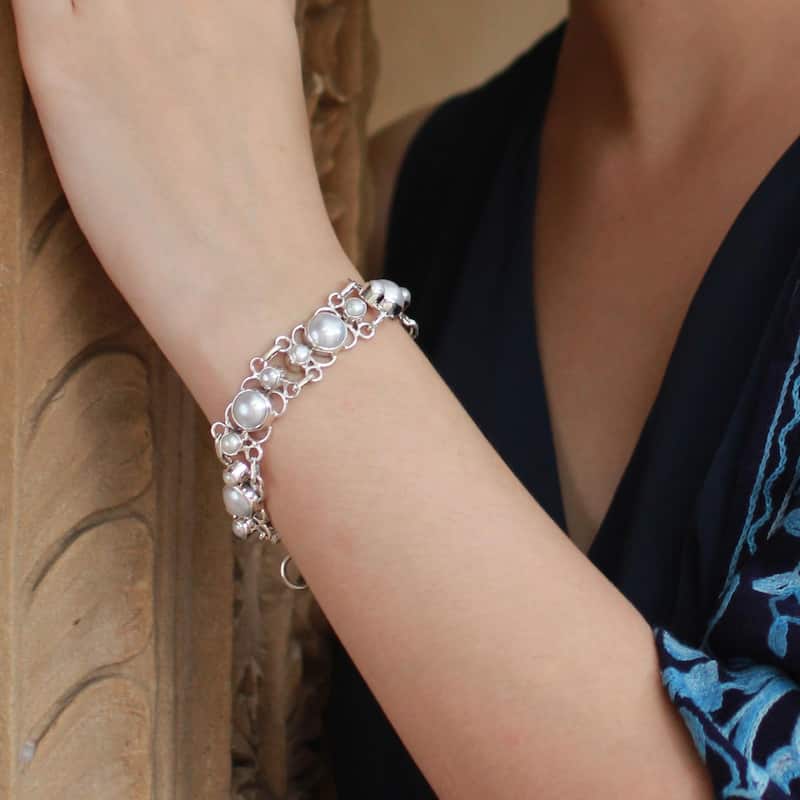 Handmade Clarity Pearl with Toggle Clasp (India)