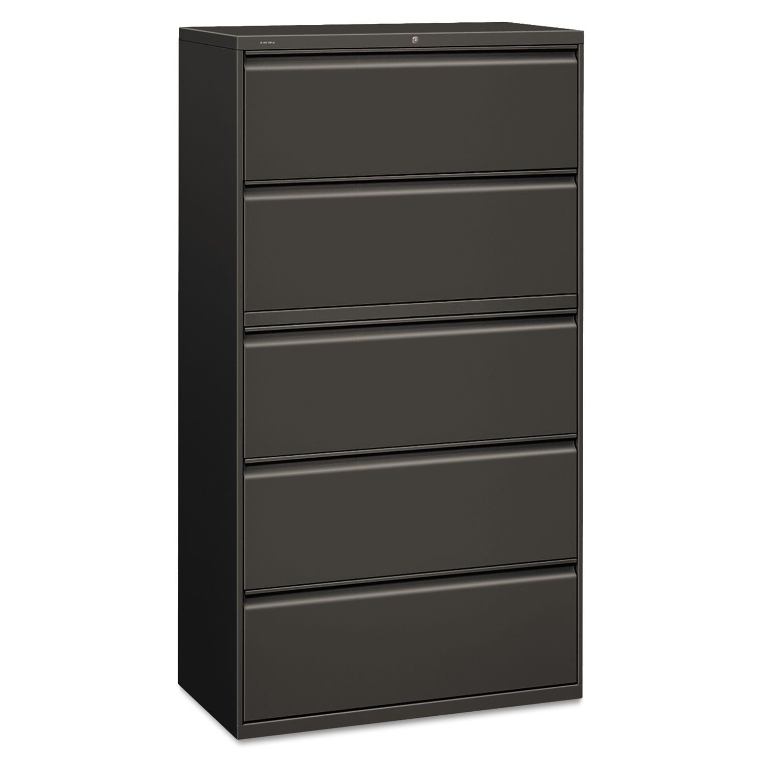 Shop Hon 800 Series Charcoal 36 Inch Wide 5 Drawer Lateral File