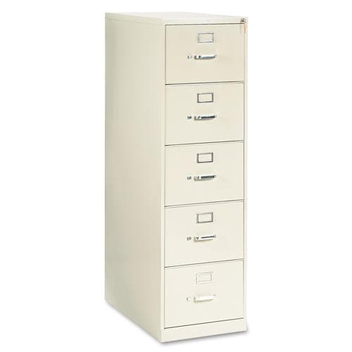 White Hon 210 Series 28.5 inch 5 drawer Suspension File Cabinet