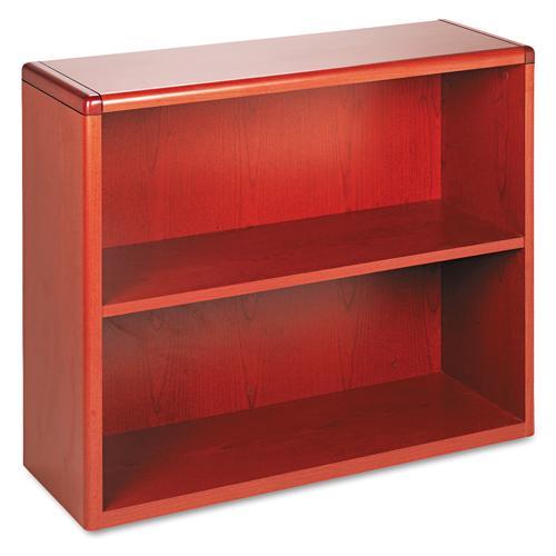 HON 10700 Series 2-Shelf Wood Bookcase - Cherry - 12048660 - Overstock 