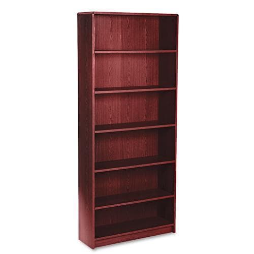 Hon 1870 Series 84 inch Mahogany Laminate Bookcase