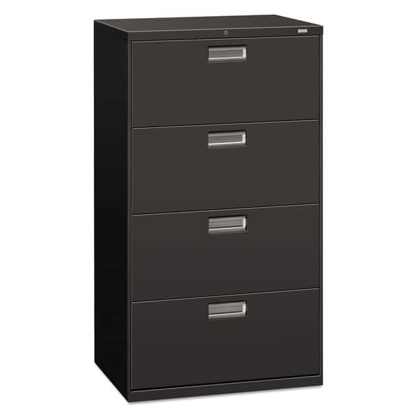 Shop Hon 600 Series 30 Inch Wide 4 Drawer Lateral File Charcoal