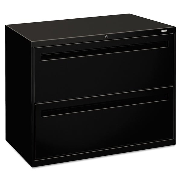 HON 700 Series Black 2-drawer Lateral File Cabinet ...