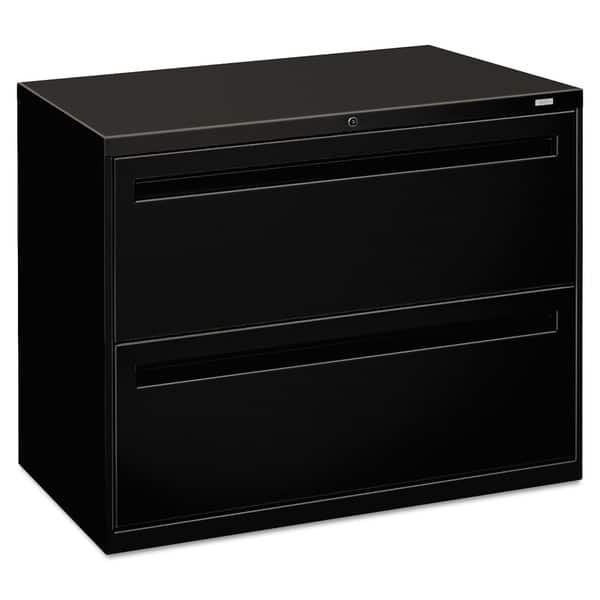 Shop Hon 700 Series Black 2 Drawer Lateral File Cabinet Free