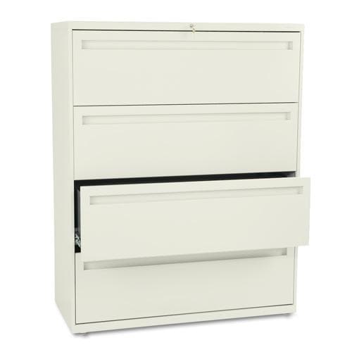 Hon 700 Series 42 inch Wide Four drawer Lateral File Cabinet In Putty