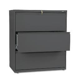 Shop Hon 800 Series 3 Drawer Charcoal Lateral File Cabinet