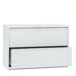 HON 800 Series 42-inch Wide 2-Drawer Lateral File Cabinet ...