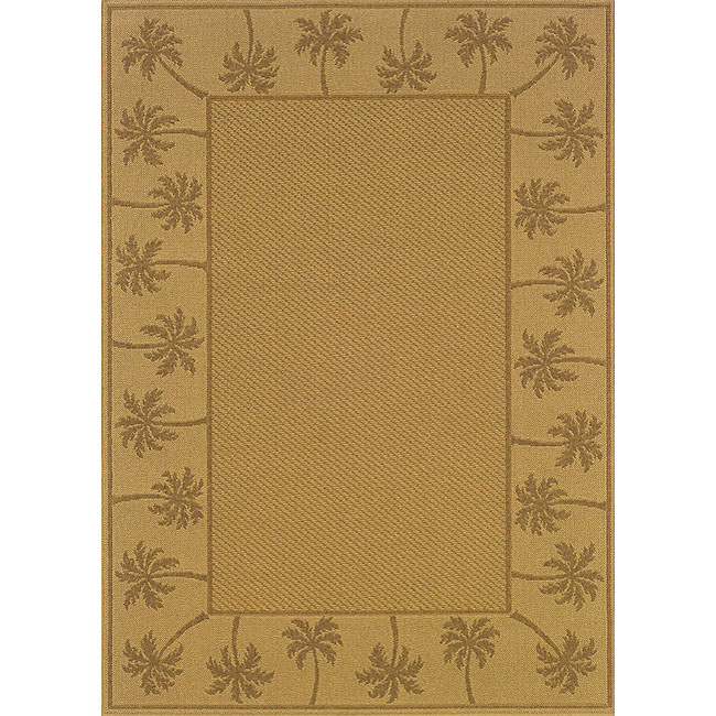 Laguna Beige Polypropylene Rug (73 X 106)