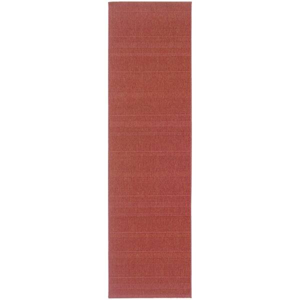 Stylehaven Solid Woven Loop Red Indoor Outdoor Area Rug 2 Woven Loop Red Indoor Outdoor Area Rug