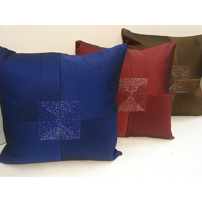 Sherry Kline 18-inch Modern Basics Taffeta Pillows (Set of 2)