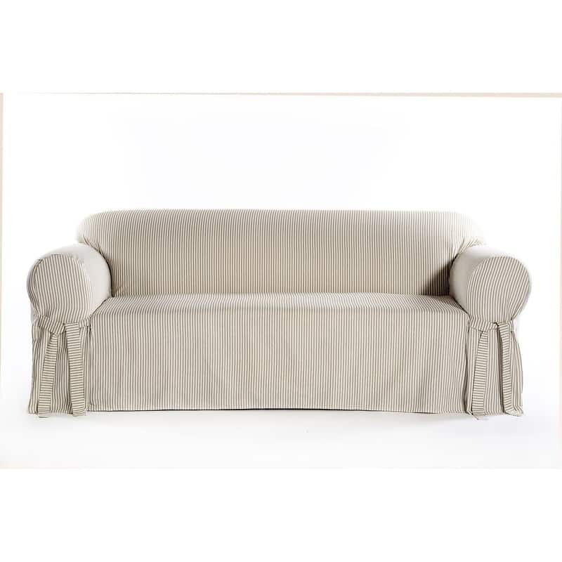 Classic Slipcovers Brushed Twill Loveseat Slipcover